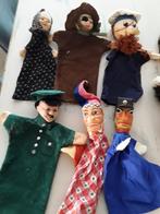 oude poppenkastpoppen. poppenkast poppen met houten hoofd, Ophalen of Verzenden
