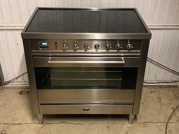 Boretti fornuis keramisch 90cm RVS, heel netjes! beschikbaar voor biedingen