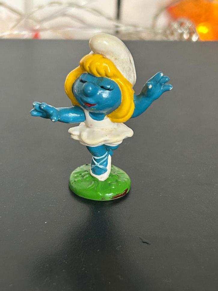 Schleich 20098 ballerina Smurfin 1978, Verzamelen, Smurfen, Gebruikt, Poppetje, Figuurtje of Knuffel, Smurfin, Ophalen of Verzenden
