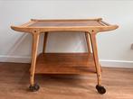 vintage serveerwagen / trolley mid - century Deens design, Ophalen, Gebruikt, 50 tot 100 cm, 50 tot 75 cm