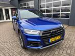 Audi Q5 55 TFSI e quattro Competition S-Line 367PK / Airsusp, Parkeercamera, 4 cilinders, Blauw, Leder en Stof