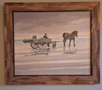 Sil de strandjutter. Geschilderd door Frans Schot., Antiek en Kunst, Kunst | Schilderijen | Modern, Ophalen of Verzenden