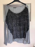 Geisia shirt maat xl panterprint grijs/zwart, Ophalen of Verzenden, Zo goed als nieuw, Maat 46/48 (XL) of groter, Zwart