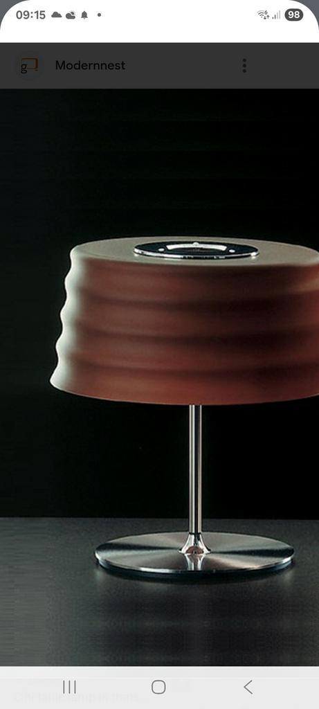 Vintage Penta Chi Tafellamp, Huis en Inrichting, Lampen | Tafellampen, Gebruikt, 50 tot 75 cm, Glas, Ophalen of Verzenden