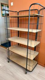 Bakkerskast met 5 planken en wieltjes, Ophalen, Gebruikt
