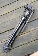 Manfrotto statief 190 XPROB met video/ fotokop type 128, Ophalen of Verzenden, Zo goed als nieuw, Driepoot