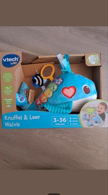 Vtech knuffel en leer walvis, nieuw in doos beschikbaar voor biedingen
