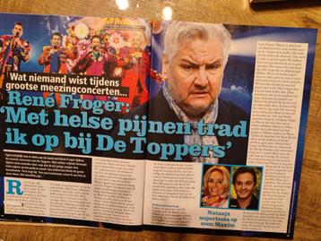 De Toppers / René Froger Artikel Knipsel uit 2022 beschikbaar voor biedingen