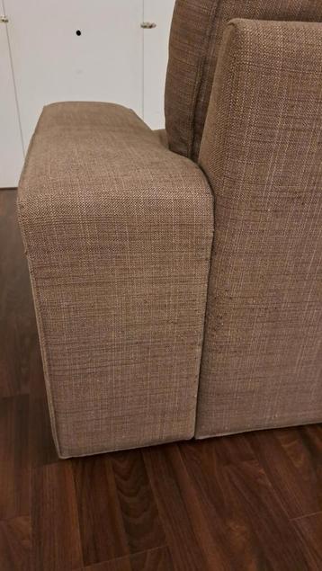 IKEA Kivik 3-zitsbank met hocker/voetenbank, bruin - afbeelding 5