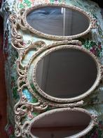 3-luik Engelse kapspiegel 65 hoog 85 breed, Antiek en Kunst, Antiek | Spiegels, 50 tot 100 cm, Minder dan 100 cm, Ophalen