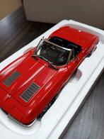 AutoArt Millennium – 1963 Corvette Convertible (C2) rood, Hobby en Vrije tijd, Modelauto's | 1:18, Ophalen of Verzenden, Nieuw