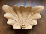 Prachtige houten schaal in de vorm van een schelp. 10 euro, Ophalen of Verzenden