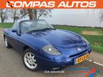 Fiat Barchetta 1.8 16V Leuke cabrio youngtimer (bj 1996), Auto's, Oldtimers, Voorwielaandrijving, Zwart, Cabriolet, Blauw