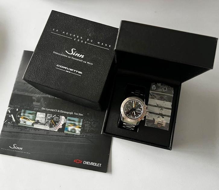 Sinn 303 Corvette-C5-R-Chronograph - Limited edition, Sieraden, Tassen en Uiterlijk, Horloges | Heren, Zo goed als nieuw, Overige merken