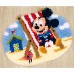 Knoopkleed Mickey Mouse aan het strand, Ophalen of Verzenden, Mickey Mouse, Nieuw, Beeldje of Figuurtje
