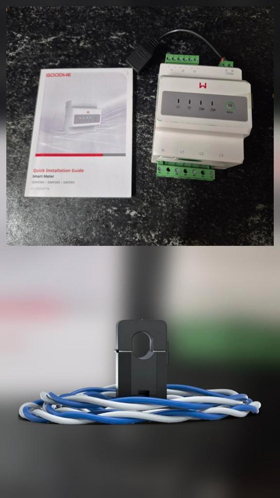 Goodwe gm330 energiemeter & 2x Enphase meetspoel nieuw type, Doe-het-zelf en Verbouw, Elektra en Kabels, Nieuw, Overige typen