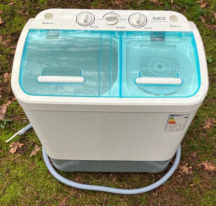 Camping wasmachine Xatix (was en centrifuge compartiment), Witgoed en Apparatuur, Wasmachines, Zo goed als nieuw, Bovenlader, Minder dan 4 kg