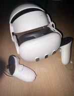 Meta Quest 3 + Elite Strap met Batterij, Spelcomputers en Games, Virtual Reality, Ophalen of Verzenden, Zo goed als nieuw, VR-bril