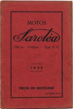 Sarolea 32 U 150 cc pieces de rechange onderdelenboek (SR02), Motoren, Overige merken