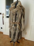 Valentino Garavani Fur coat, luxe jas van echt wolfsbont, Beige, Maat 38/40 (M), Zo goed als nieuw, VALENTINO GARAVANI