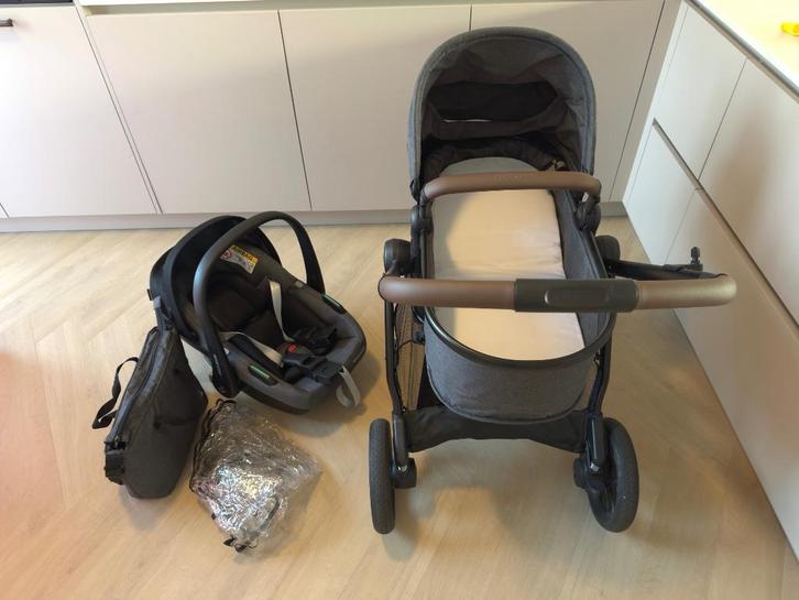 Maxi Cosi Zelia S Trio, Kinderen en Baby's, Kinderwagens en Combinaties, Gebruikt, Kinderwagen, Maxi-Cosi, Met autostoeltje, Verstelbare duwstang