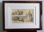 Craandijk Litho Limburg Oud Valkenburg Neuborg 1880 (12), Antiek en Kunst, Kunst | Litho's en Zeefdrukken, Ophalen of Verzenden