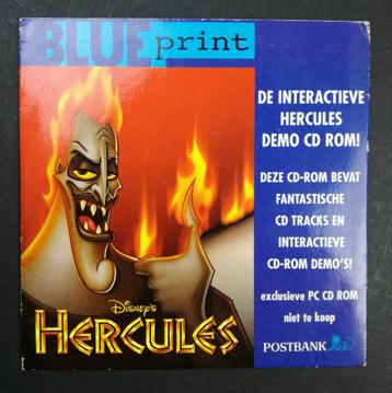 Disney HERCULES BLUE print CD-Rom PROMO 1997 POSTBANK beschikbaar voor biedingen