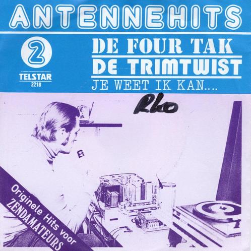 De Four Tak - De trimtwist (1976), Cd's en Dvd's, Vinyl Singles, Gebruikt, Single, Nederlandstalig, 7 inch, Ophalen of Verzenden