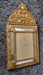 Koperen spiegel, Antiek en Kunst, Antiek | Spiegels, Ophalen, Overige vormen, Minder dan 50 cm, Minder dan 100 cm