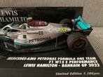 ✅ Lewis Hamilton 1:43 Bahrain GP 2022 Mercedes W13 F1, Verzamelen, Ophalen of Verzenden, Nieuw, Formule 1