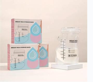 100% BPA-vrije moedermelk bewaarzak 90 zakjes (3 dozen) voor beschikbaar voor biedingen