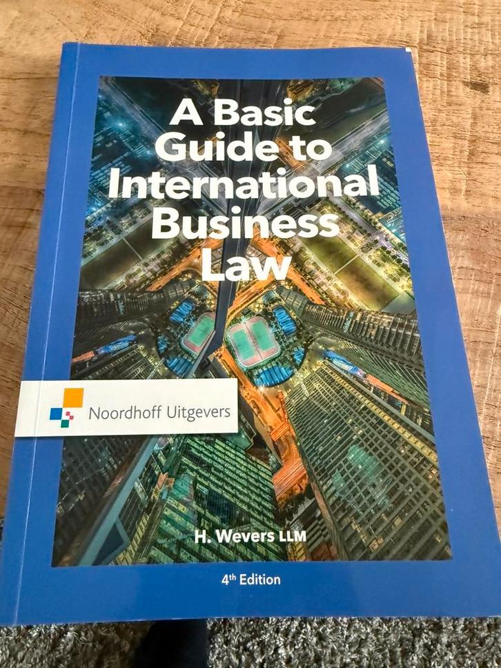LLM - A basic guide to international business law, Boeken, Wetenschap, Zo goed als nieuw, Sociale wetenschap, Ophalen of Verzenden