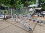 Boottrailer geremd Damco 1000kg en Brenderup 1300kg, Watersport en Boten, Ophalen, Minder dan 1500 kg, Gebruikt, Verstelbare verlichting