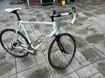 Te koop witte Racefiets 28 inch, Overige merken, Meer dan 20 versnellingen, Carbon, Gebruikt