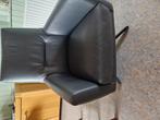 Draai fauteuil, Ophalen of Verzenden, Zo goed als nieuw, Leer, 50 tot 75 cm