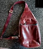Piquadro Medium Crossbodytas Heren bruin leer, Ophalen of Verzenden, Zo goed als nieuw, Bruin, Leer