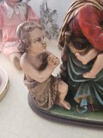 Antiek heiligenbeeld zeldzame uitvoering, Antiek en Kunst, Antiek | Religie, Ophalen of Verzenden