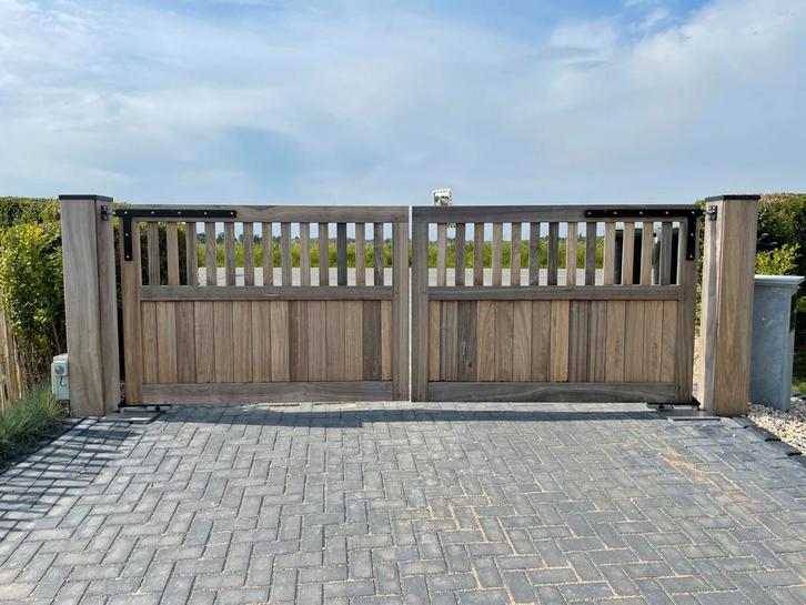 Mooie betaalbare toegangspoort, Tuin en Terras, Tuinhekken en Hekwerk, Nieuw, Tuinhek, Hout, Met poort, Ophalen