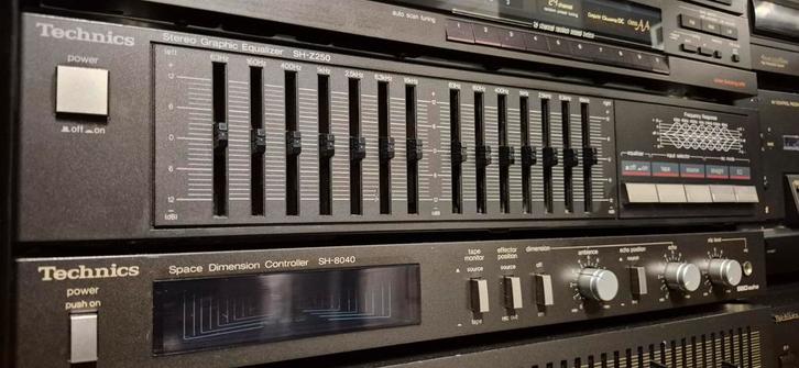 Technics SH-Z250 Stereo Graphic Equalizer 1985, Audio, Tv en Foto, Overige Audio, Tv en Foto, Zo goed als nieuw, Ophalen of Verzenden
