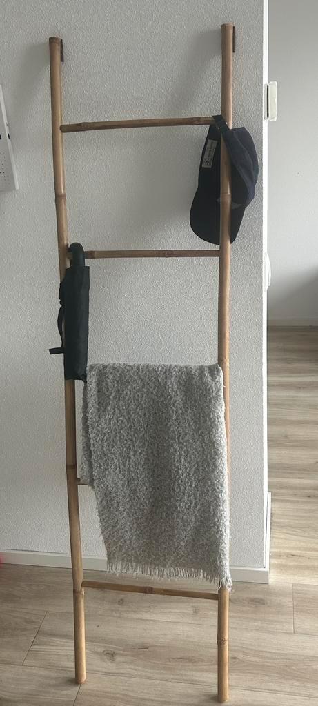 Bamboo ladder, hanging decoration, Tuin en Terras, Droogmolens en Wasrekken, Zo goed als nieuw, Wasrek, Ophalen of Verzenden