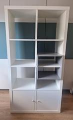 Ikea kallax kast met deurtjes en inzet 8 vakken, Huis en Inrichting, Ophalen, Zo goed als nieuw