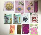 12x borduurmal borduur mal prikmal embossing snijmal - NIEUW, Nieuw, Ophalen of Verzenden, Pons of Mal