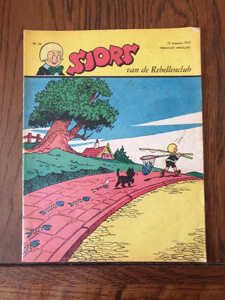 Sjors v/d Rebellenclub 1959 Deel 2, Verzamelen, Tijdschriften, Kranten en Knipsels, Tijdschrift, 1940 tot 1960, Verzenden