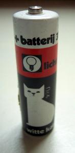 Witte Kat batterij, Ophalen of Verzenden, Gebruikt, Verpakking