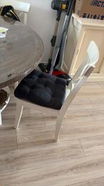 5 stoelen te koop, Ophalen, Gebruikt, Wit, Landelijk