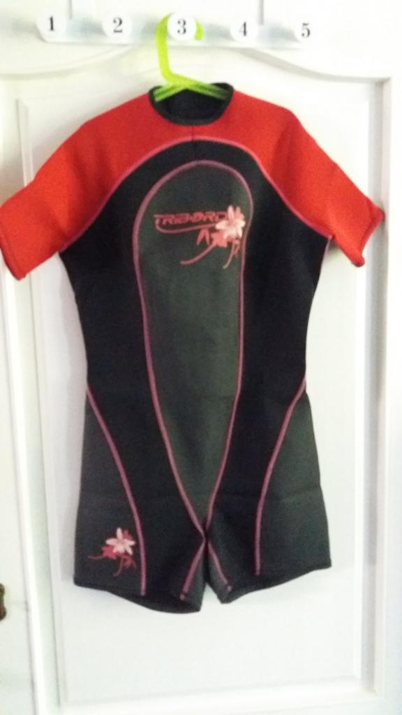 Wetsuit / surfpak voor kinderen maat M merk Tribord, Ophalen, Gebruikt, Kind, Wetsuit