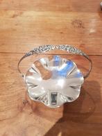 Verzilverd bonbon schaaltje en gebaksvorkjes, Ophalen of Verzenden