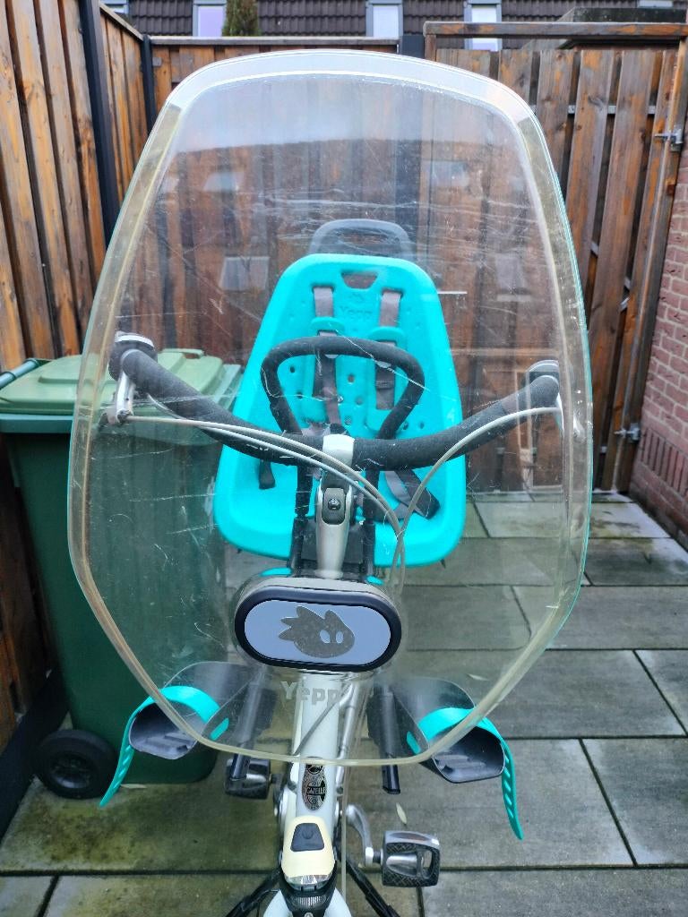 Yepp voorzitje met windscherm, Ophalen, Gebruikt, Yepp, 0 t/m 18 kg