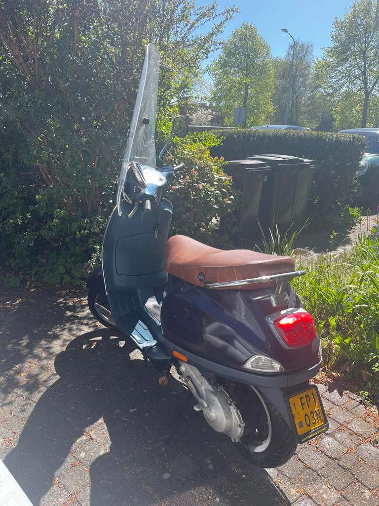 Vespa LX 2Takt 2008 blauw, Fietsen en Brommers, Scooters | Vespa, Ophalen, Gebruikt, Tweetakt, Vespa LX