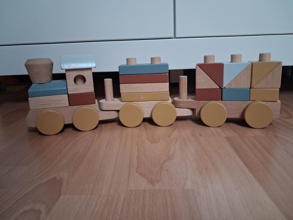 Little Dutch blokken trein, Kinderen en Baby's, Ophalen
